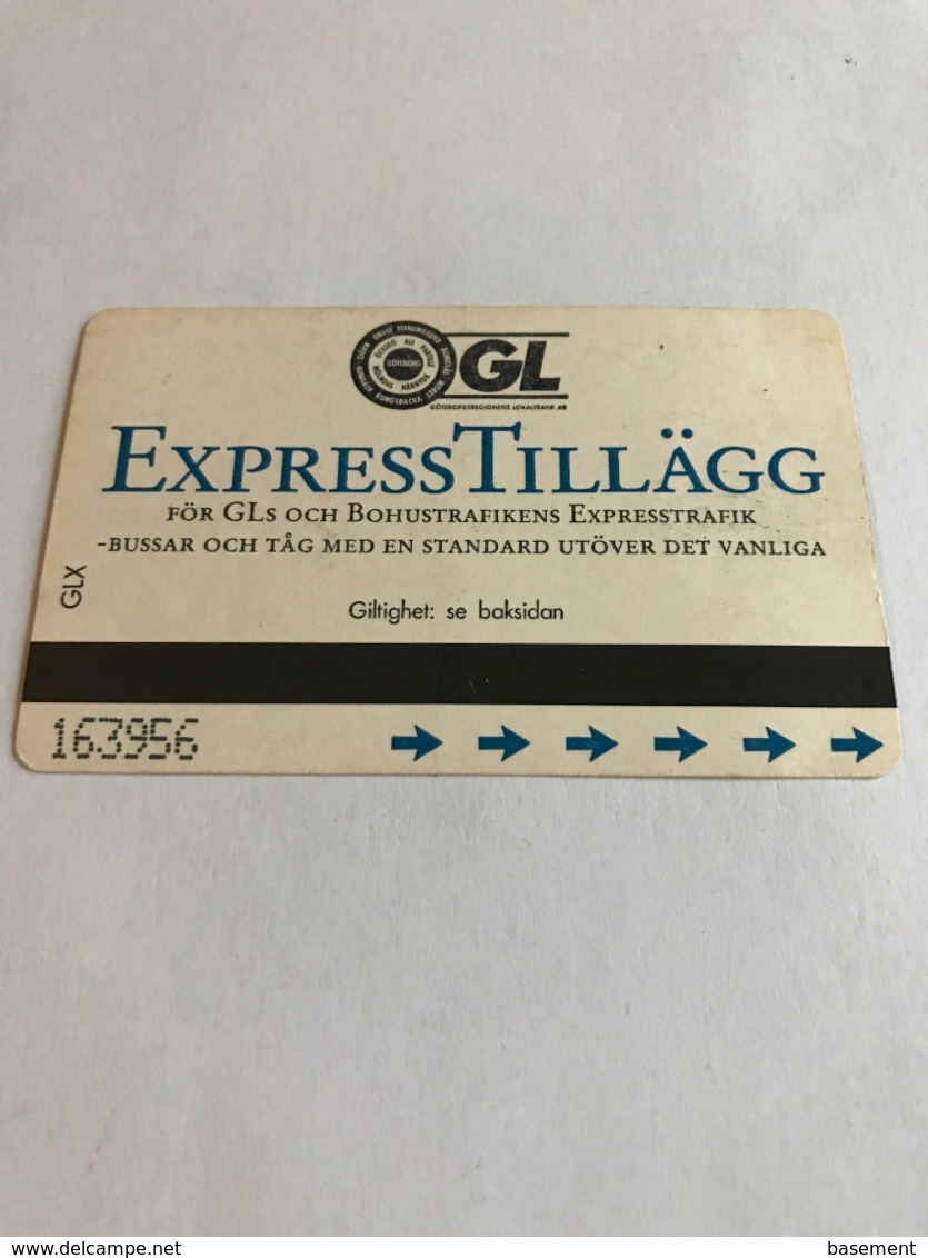 Sweden - Transport Ticket / Card - Svezia