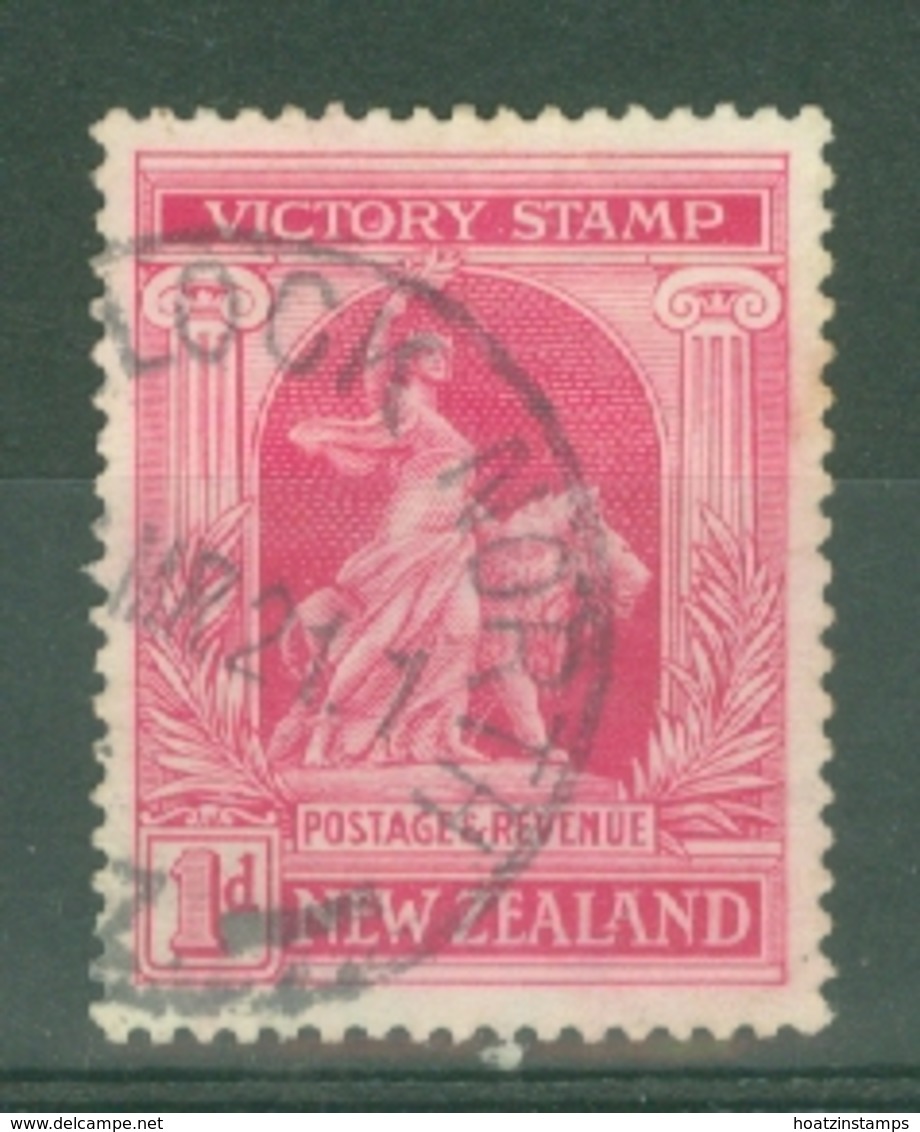 New Zealand: 1920   Victory     SG454a     1d   Bright Carmine   Used - Used Stamps