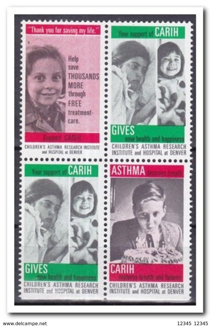 Amerika, Postfris MNH, Children's Asthma Research Institute And Hospital At Denver ( Under Imperf. ) - Automaatzegels [ATM]