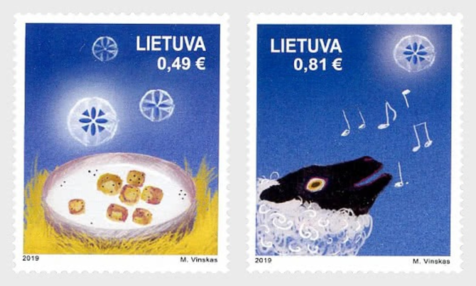 H01 Lithuania 2019  Holy Christmas And New Year 2019 MNH Postfrisch - Lituania