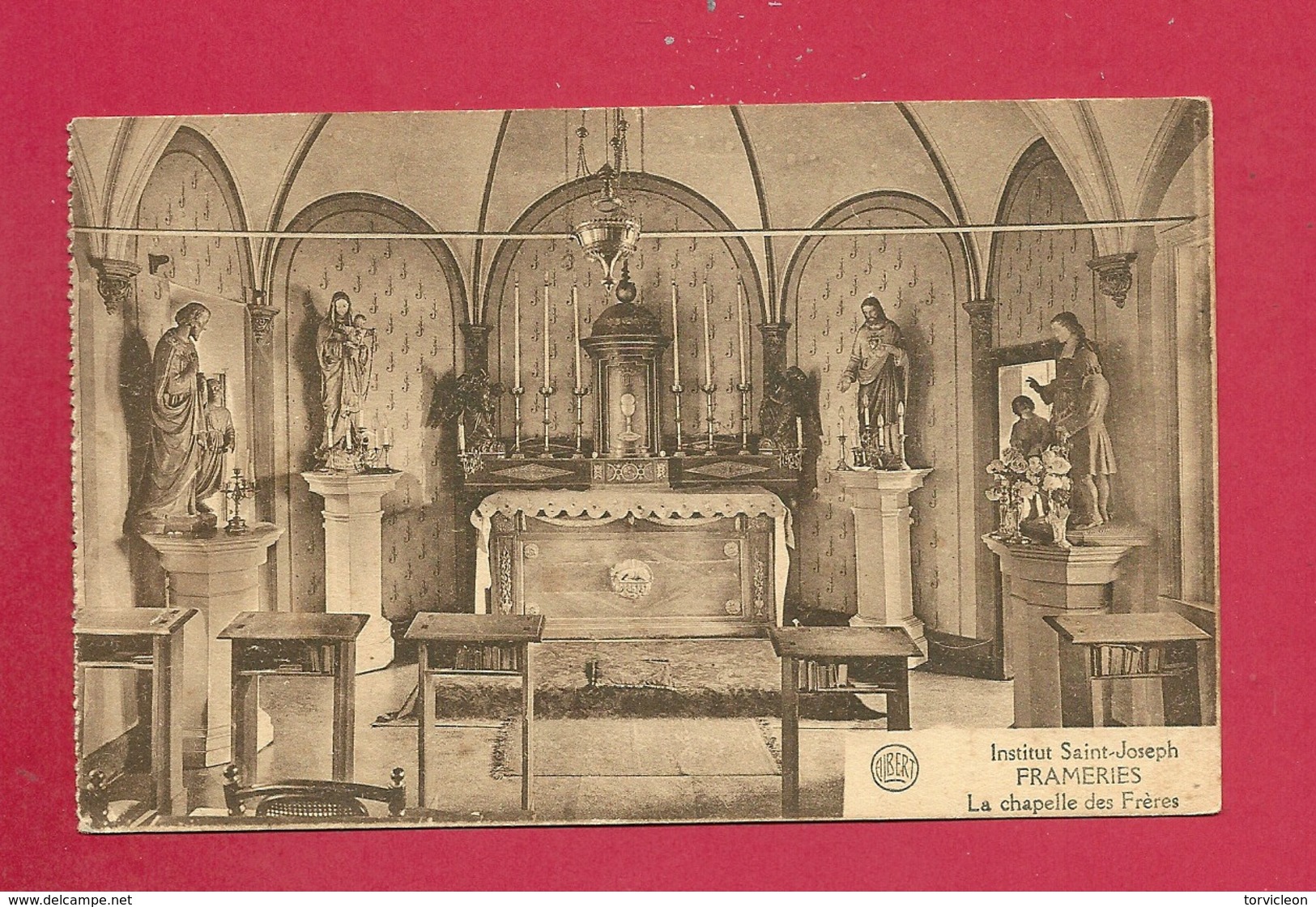 C.P. Frameries =   Institut Saint  Joseph   : Chapelle Des  Frères - Frameries