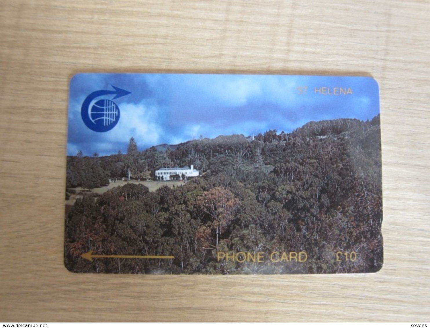 GPT Phonecard,1CSHD  Plantation House, Used - Isola Sant'Elena