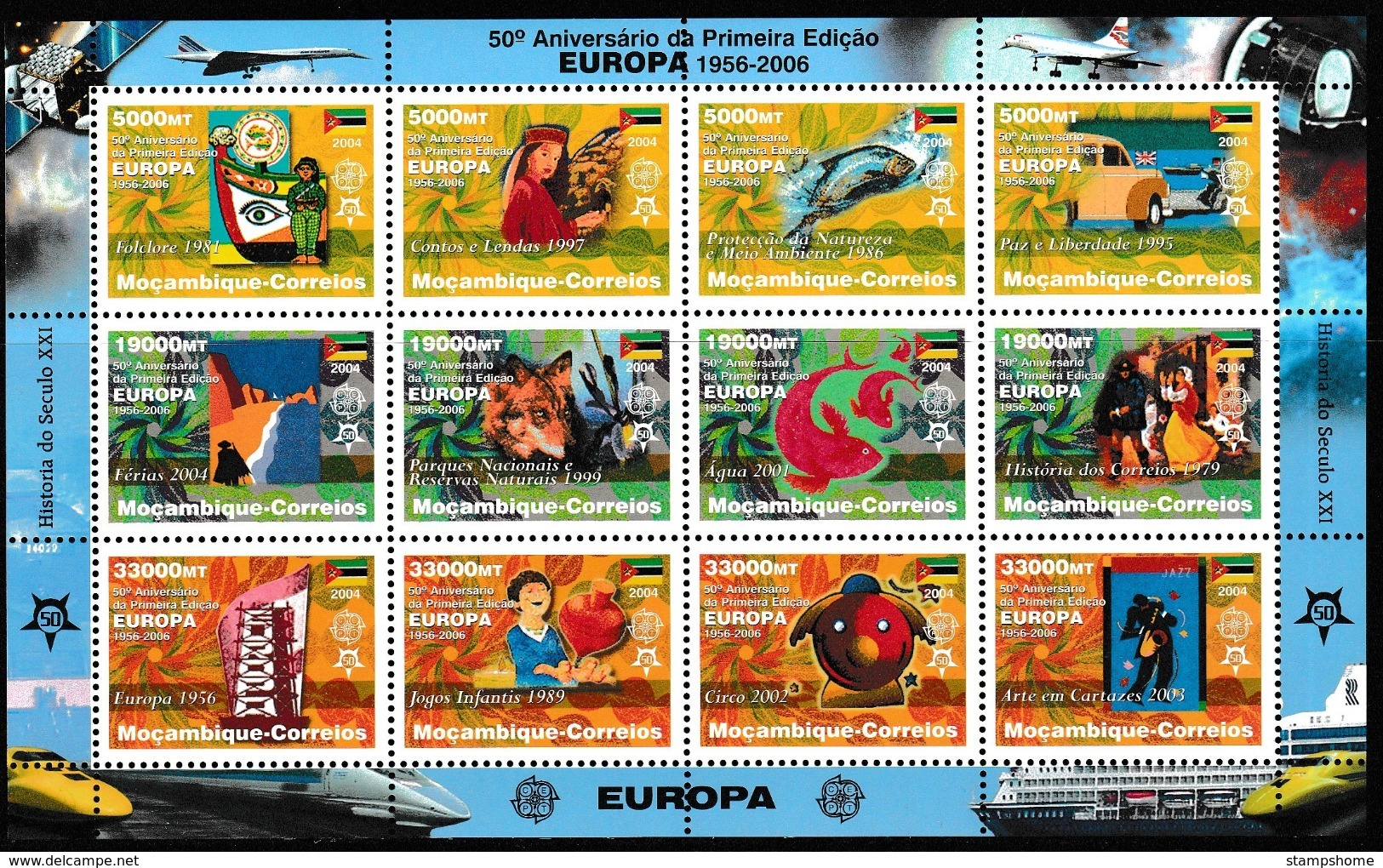Europa Cept - 2006 - Mozambique - 1.Sheetlet Of Complete Set ** MNH - 2006