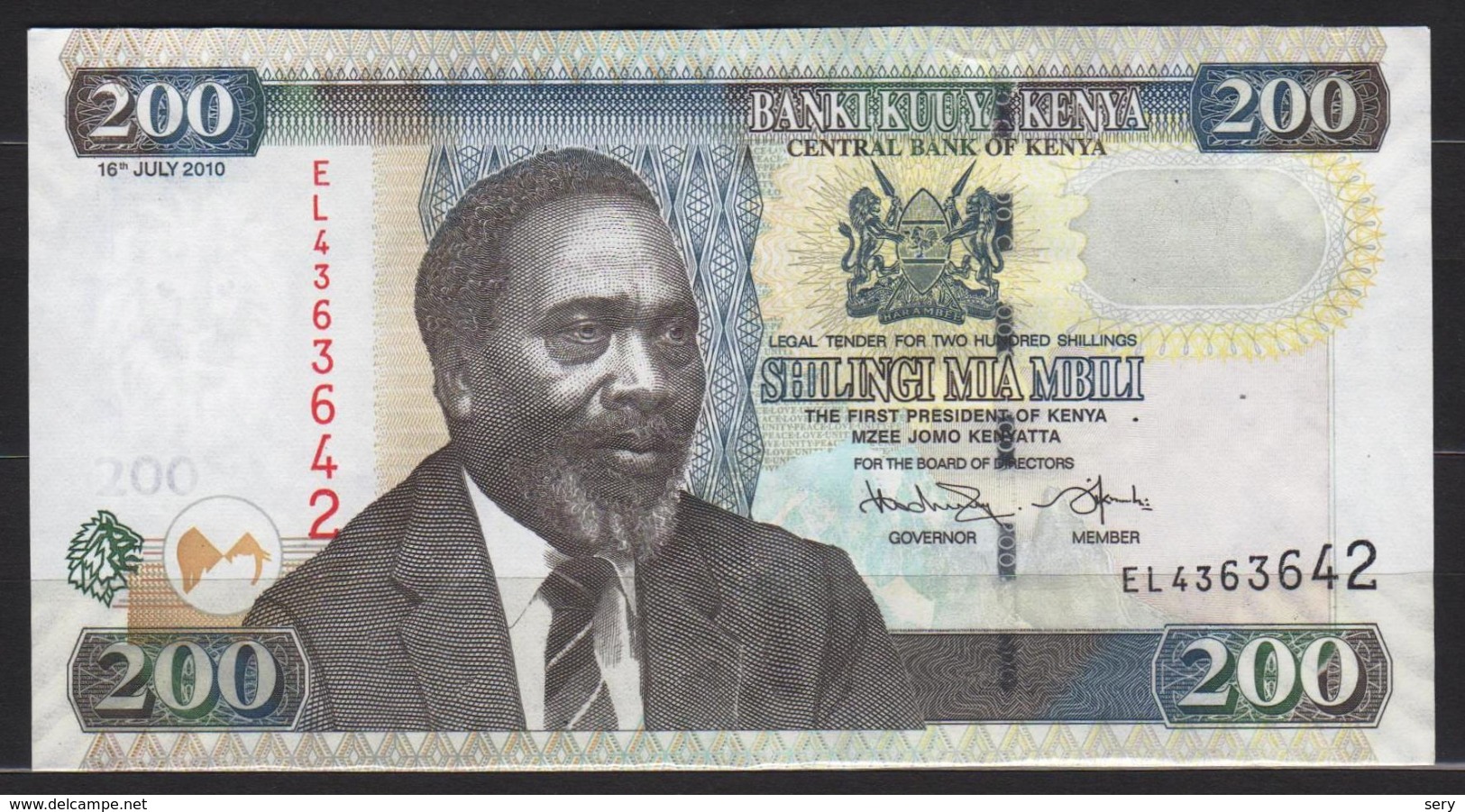 KENYA 2010 200 SHILLINGS Circulated - Kenia