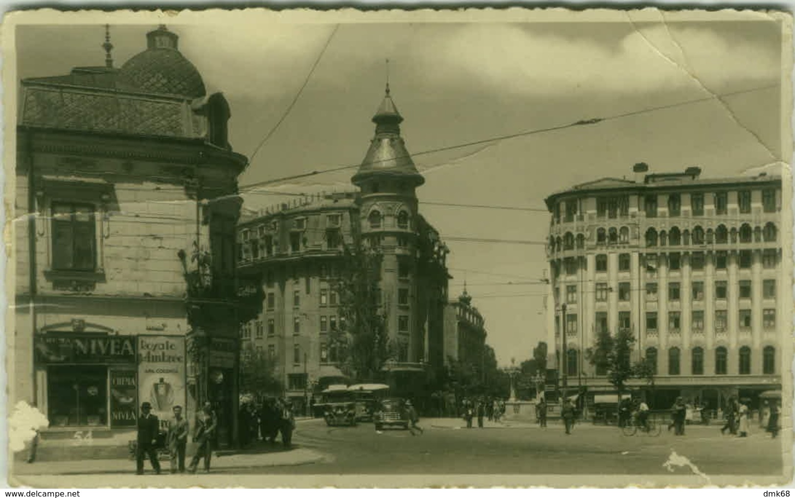 ROMANIA - BUCURESTI - PODUL IZVOR - FOTO ORIGINALA REPR. OPRITA IFA. 1930s - POOR CONDITION - (BG6008) - Romania