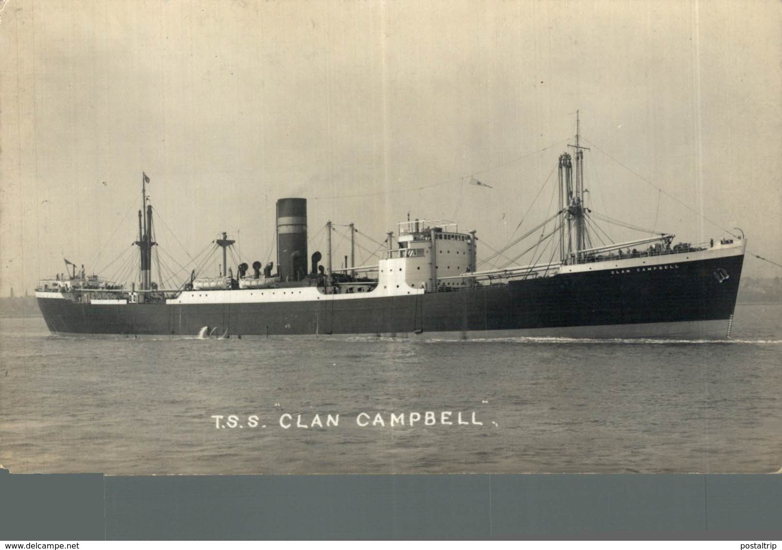 T.S.S. Clan Campbell - Paquebot  SS SUFFREN NEW YORK HAVRE SERVICE - Paquebote