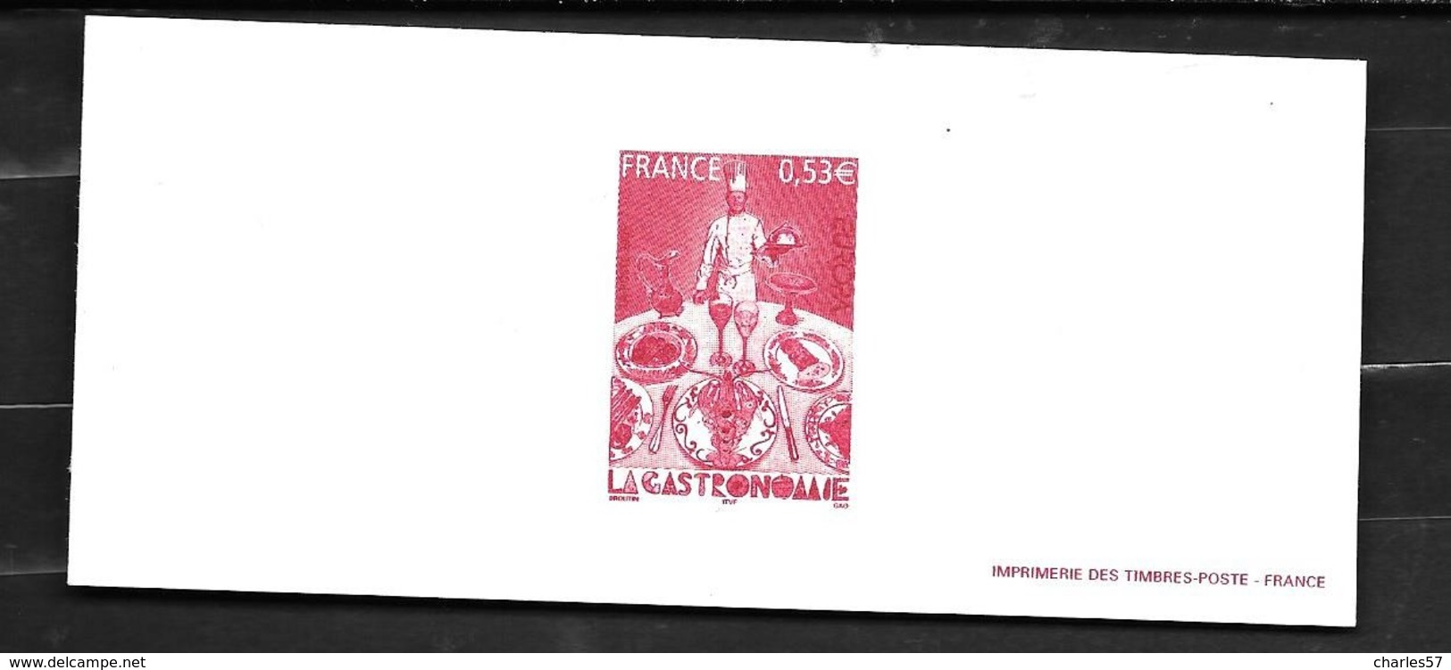 France: Reprise Du Timbre N° Y & T 3784 "Europa La Gastronomie" - Documents De La Poste