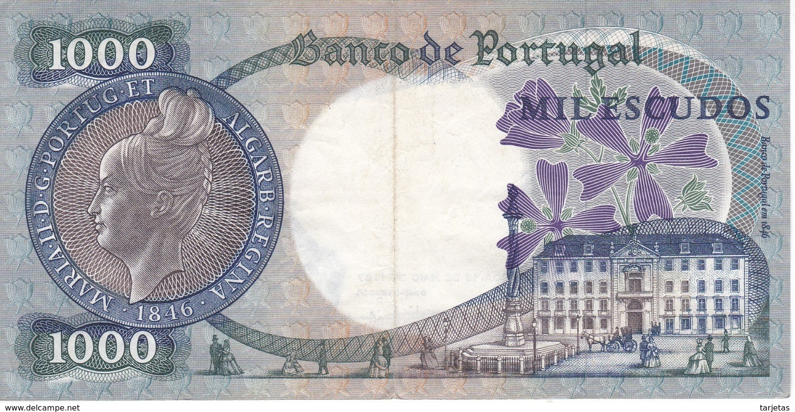 BILLETE DE PORTUGAL DE 1000 ESCUDOS DE 19 DE MAIO DEL AÑO 1967 SERIE EXB (BANKNOTE-BANK NOTE) - Portugal