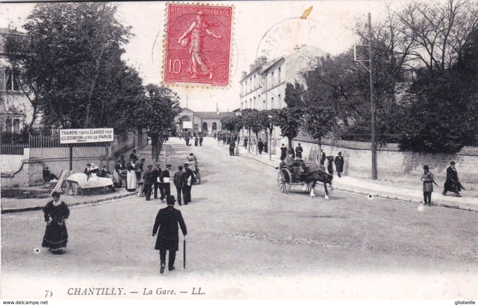 60 - Oise - CHANTILLY- La Gare ( Animation ) - Chantilly