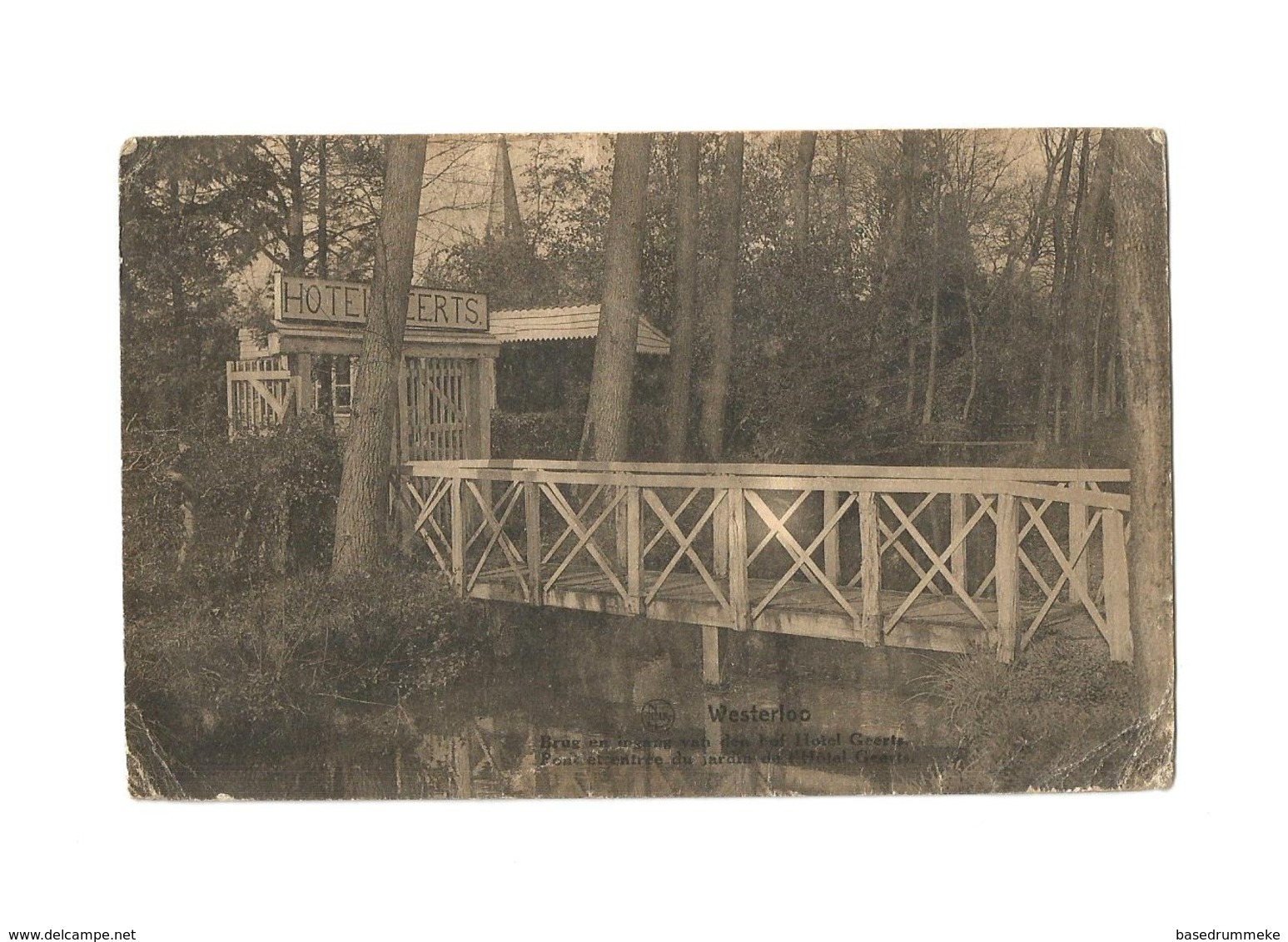 Westerloo  -  Brug En Ingang Van Den Hof Hotel Geerts (1925). - Westerlo