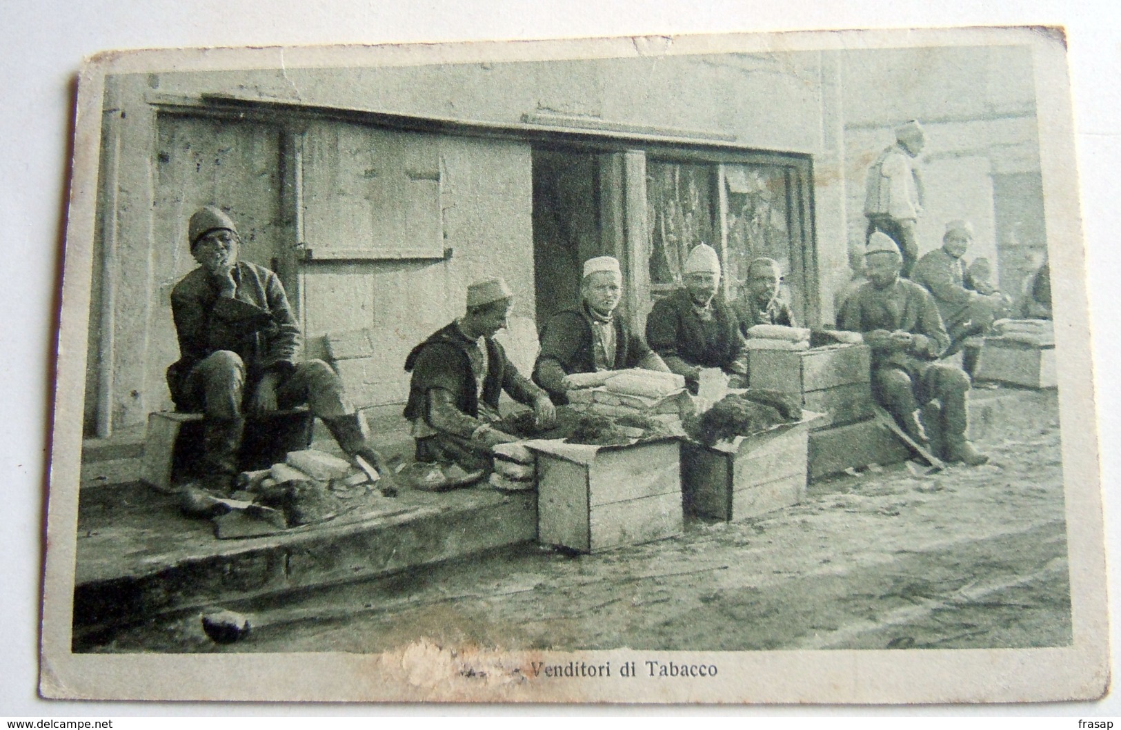 Albania / Shkodra  VALONA MERCANTI DI TABACCO  - WWI POSTA MILITARE TRUPPE OCCUPAZIONE -   1917 - Albania