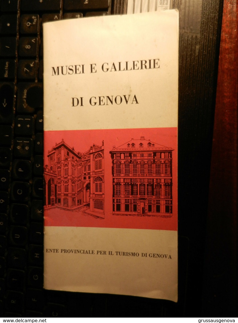 8a) GENOVA ENTE TURISMO MUSEI E GALLERIE 28 PAGINE BROCHURE DEPLIANT BUONO STATO - Dépliants Turistici