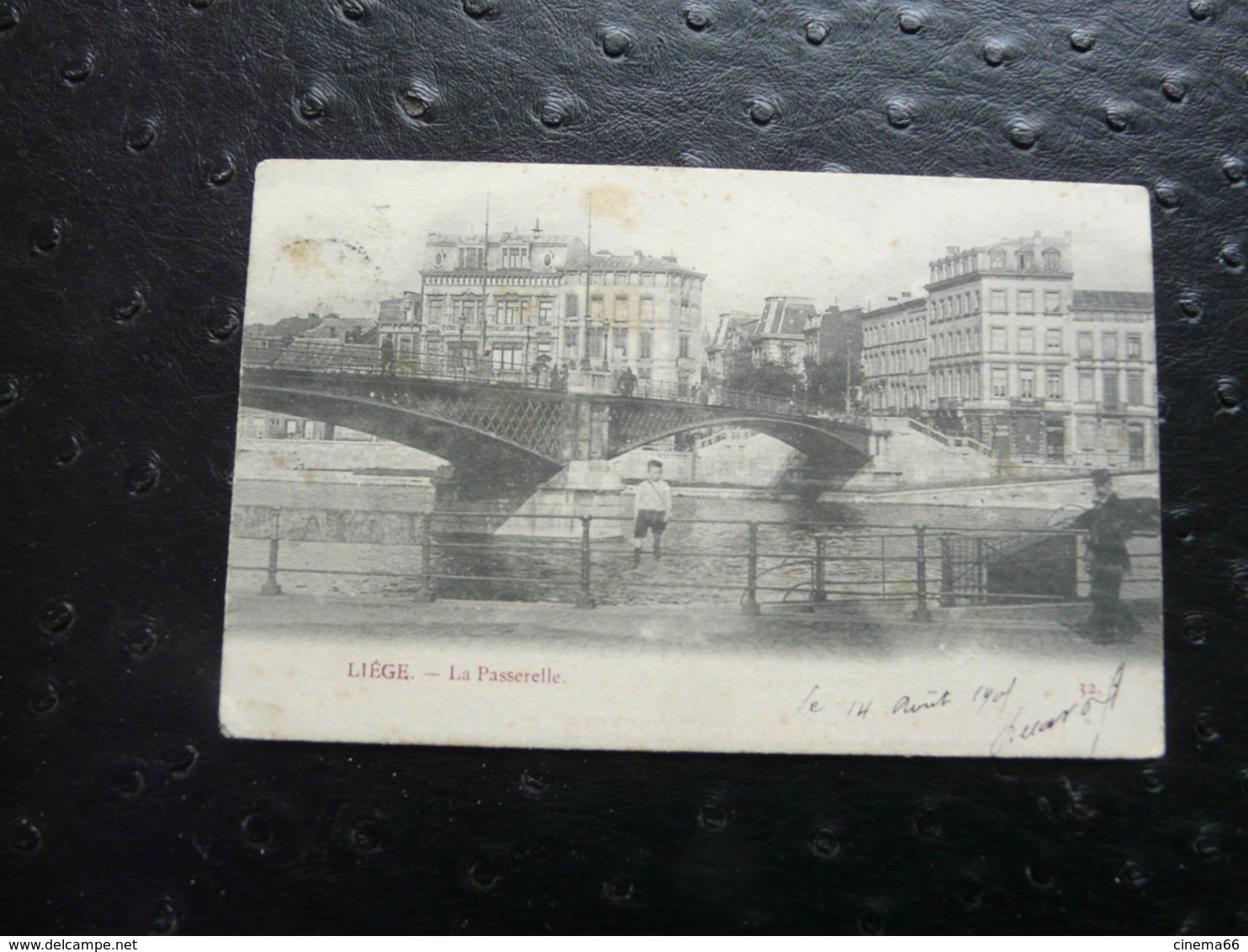 LIÈGE - La Passerelle -  Au Verso Exposition Universelle Internationale 1905 - Liège
