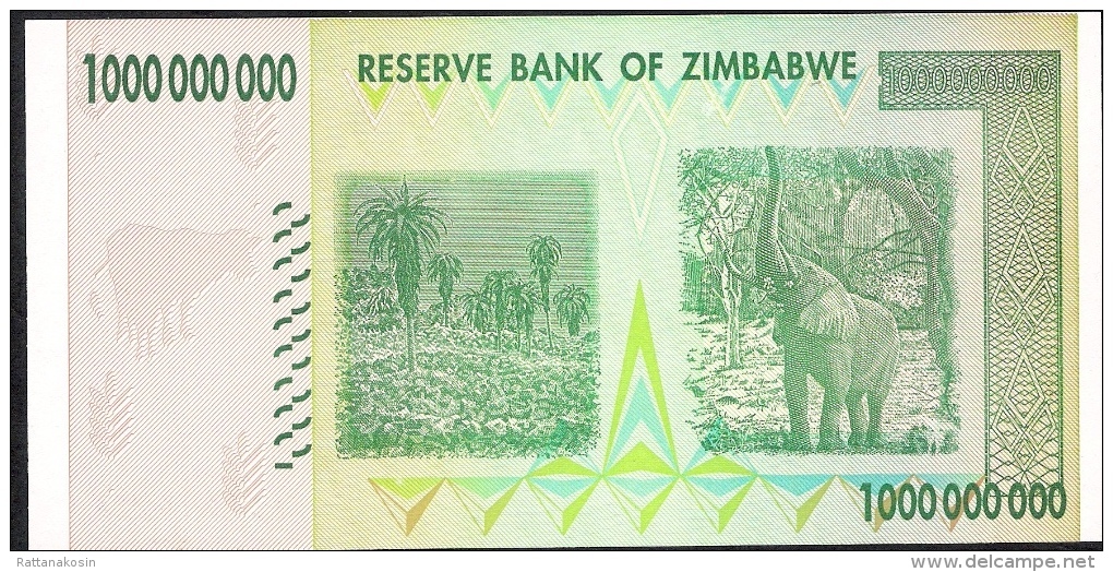 ZIMBABWE P83 1.000.000.000 DOLLARS 2008 #AA      UNC. - Zimbabwe