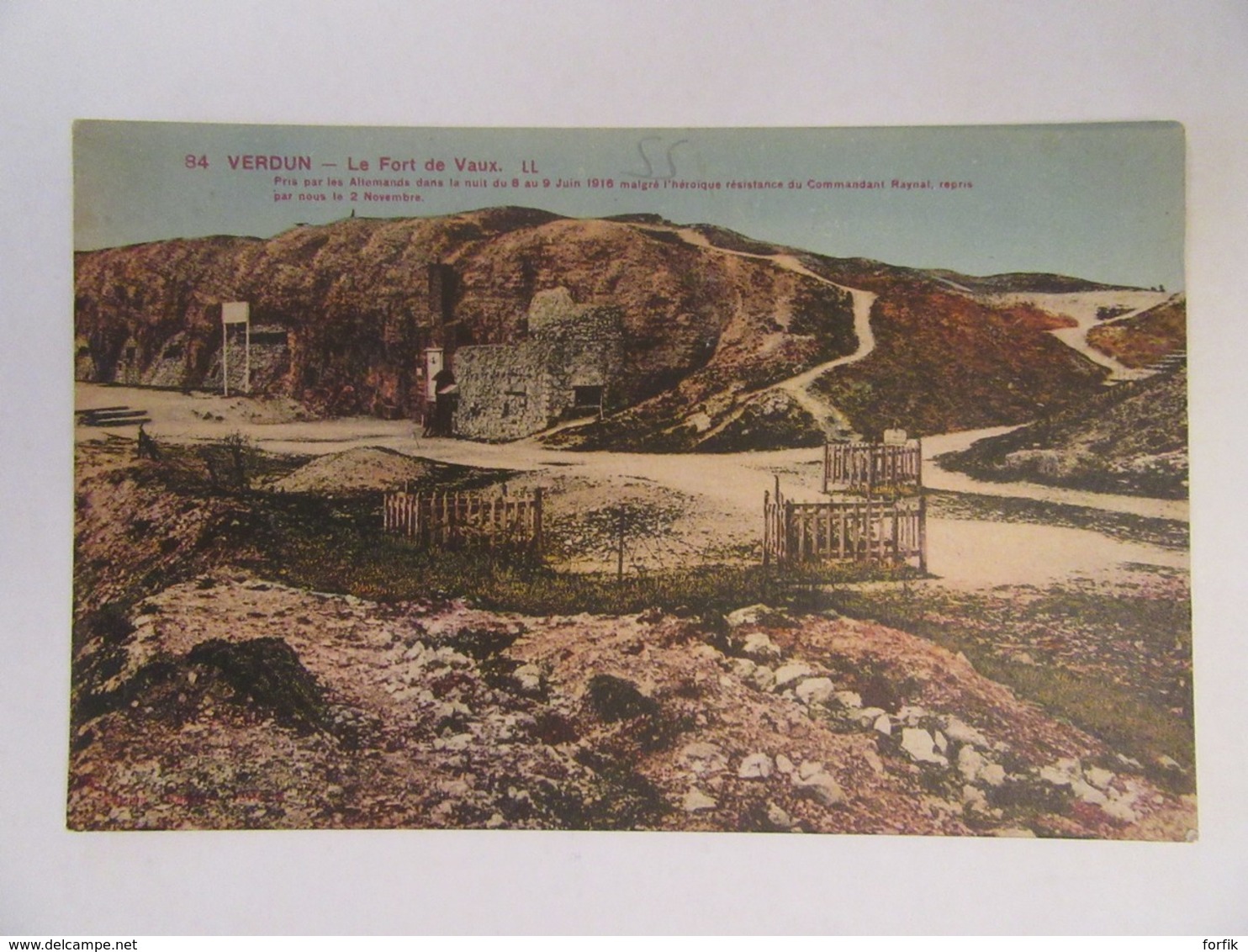 Verdun N°84 - Le Fort De Vaux, Pris Par Les Allemands La Nuit Du 8 Au 9 Juin 1915 - Carte Couleur Circulée - Guerre 1914-18