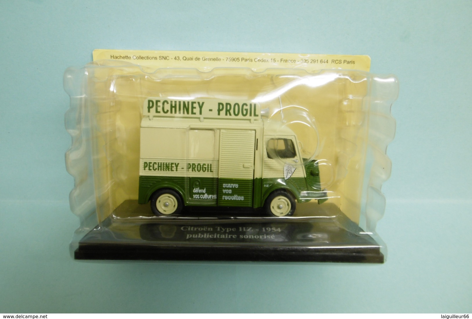 Eligor / Hachette - CITROEN TYPE HZ 1954 Pechiney Progil Publicitaire Sonorisé Neuf NBO 1/43 - Eligor