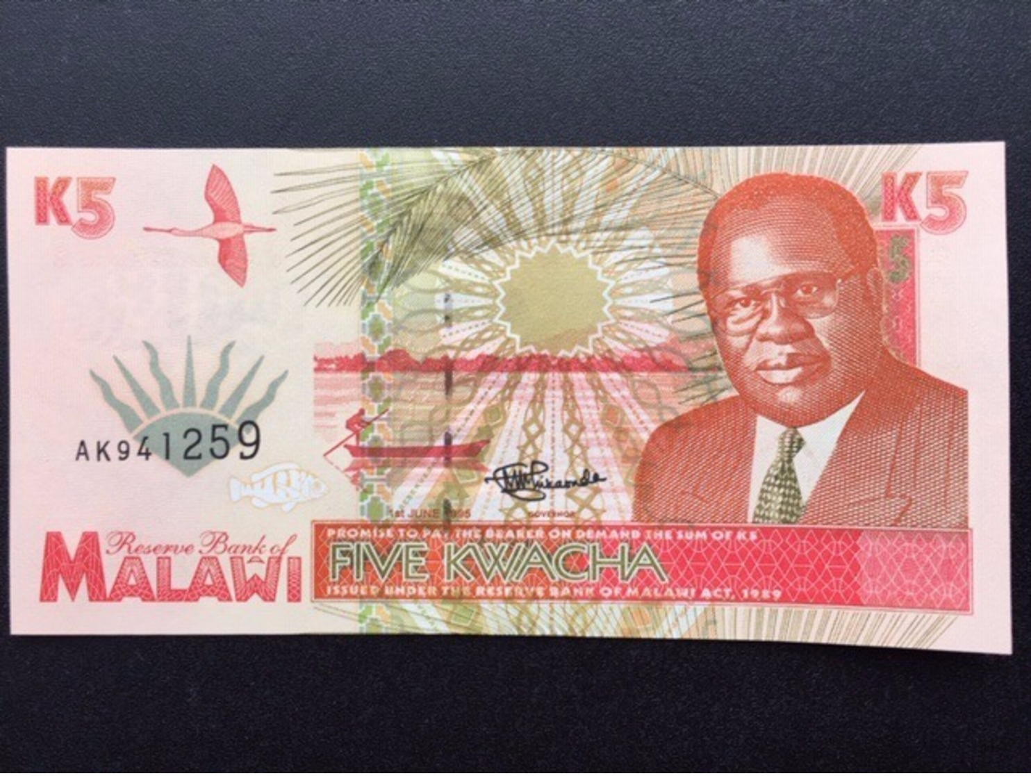 MEXICO P30 5 KWACHA 1.6.1995 UNC - Malawi