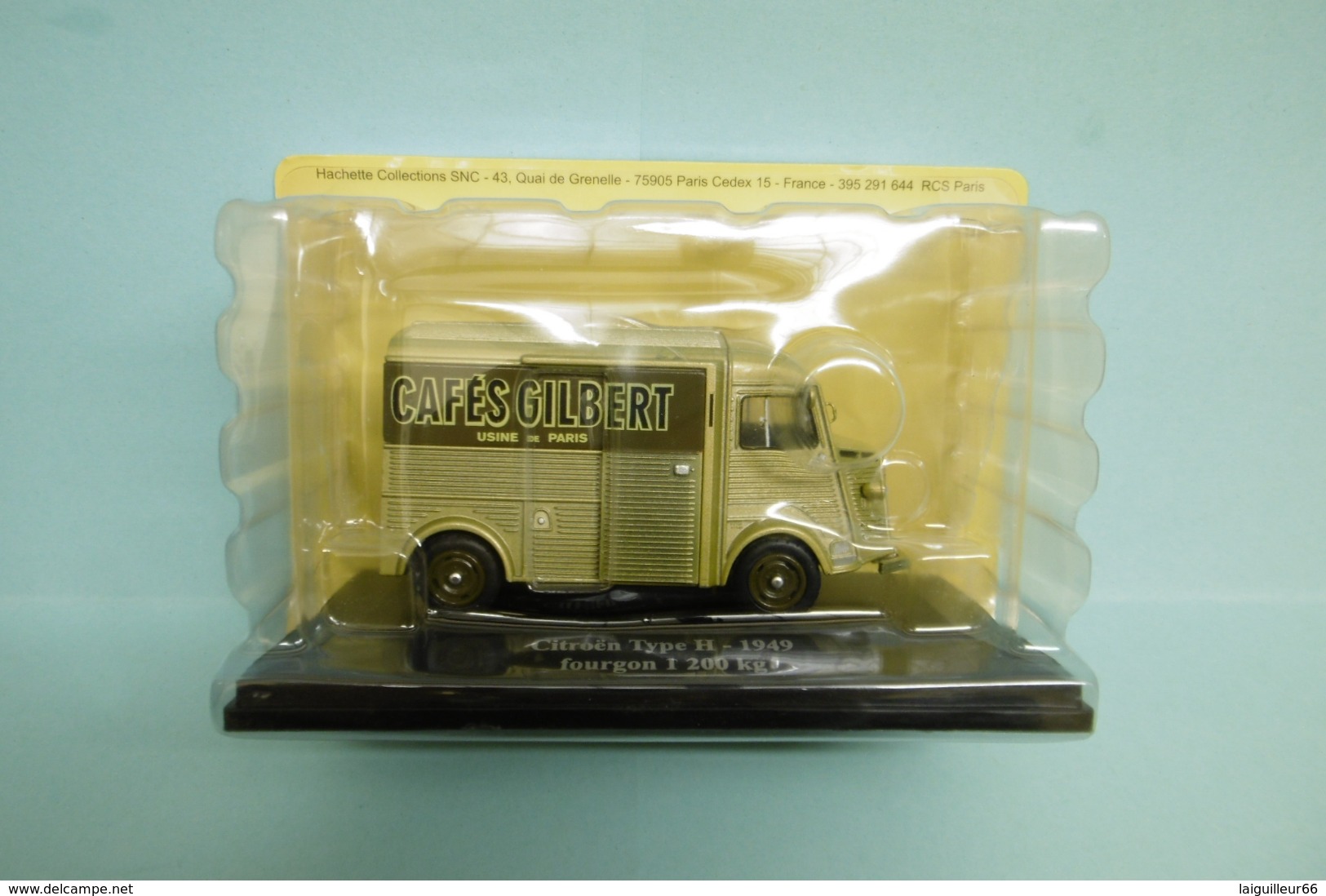 Eligor / Hachette - CITROEN TYPE H 1949 Cafés Gilbert Fourgon 1200kg Neuf NBO 1/43 - Eligor