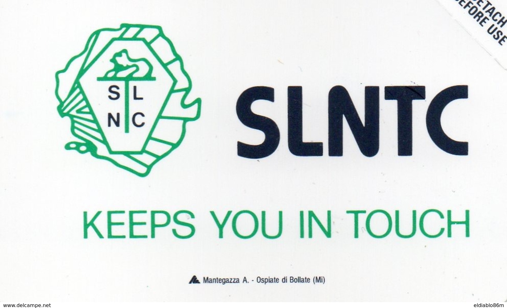 URMET PATENT - SIERRA LEONE - SLNTC - 50 UNITS - MANTEGAZZA - MINT - Sierra Leone