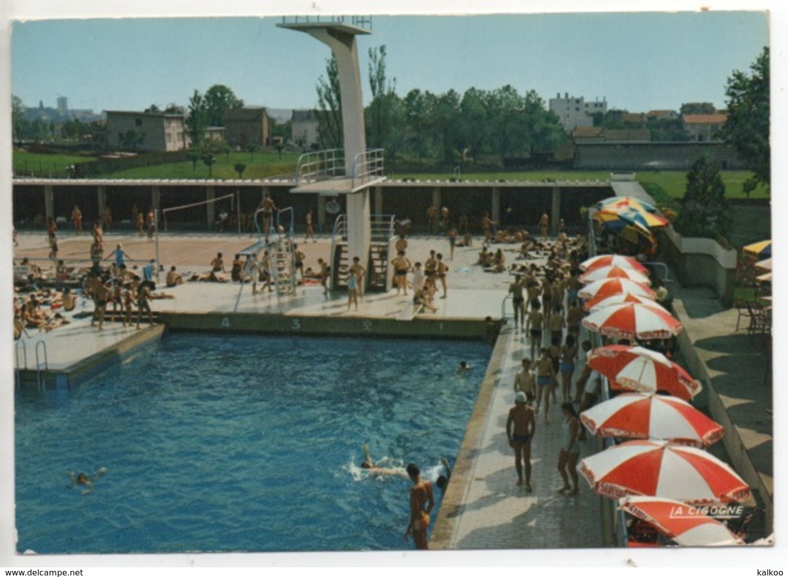 CP ( Limoges - La Piscine Municipale ) - Limoges