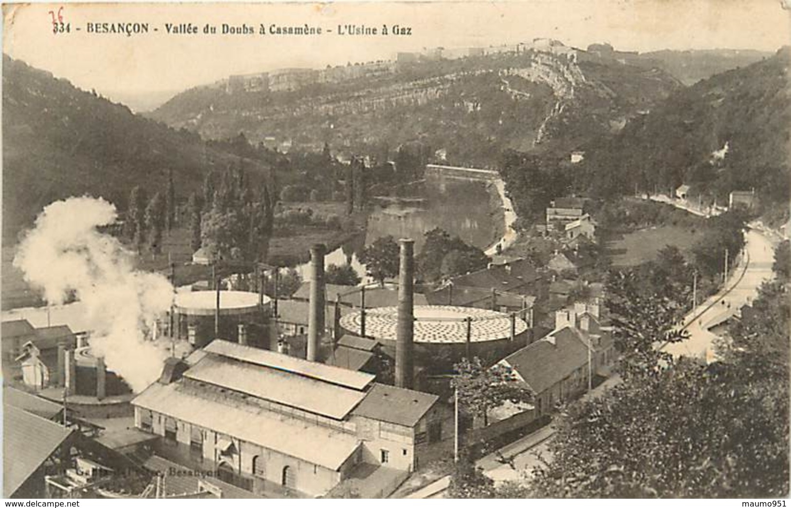 25 BESANCON - VALLEE DU DOUBS A CASAMENE L'USINE A GAZ - Besancon