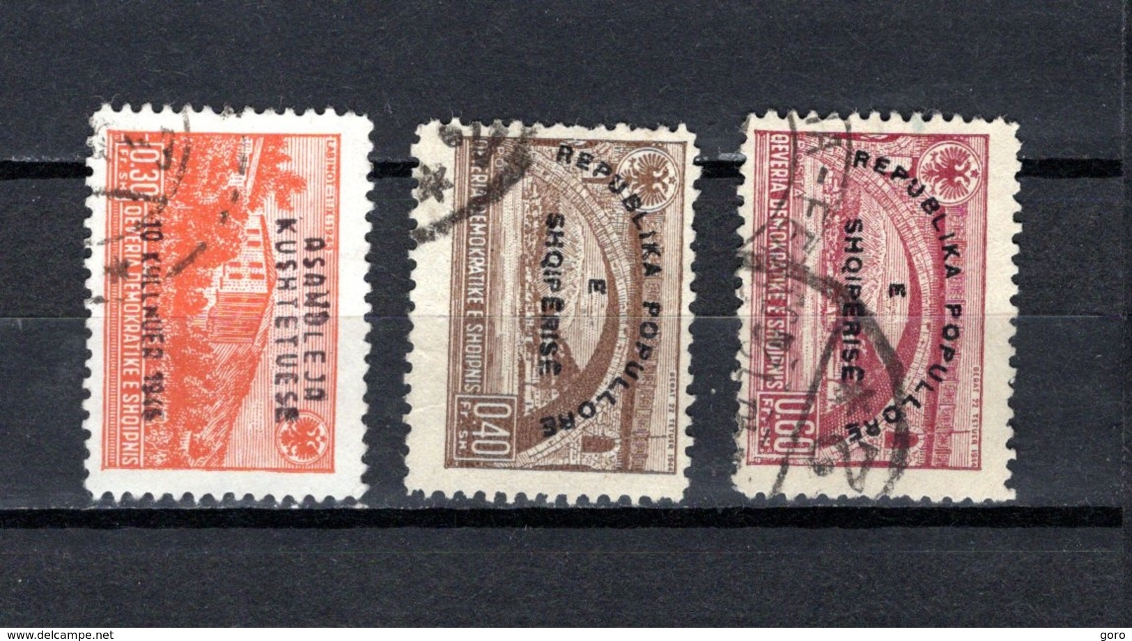 Albania   1946 .-  Y&T Nº    335 B-335 K-335 L - Albanie