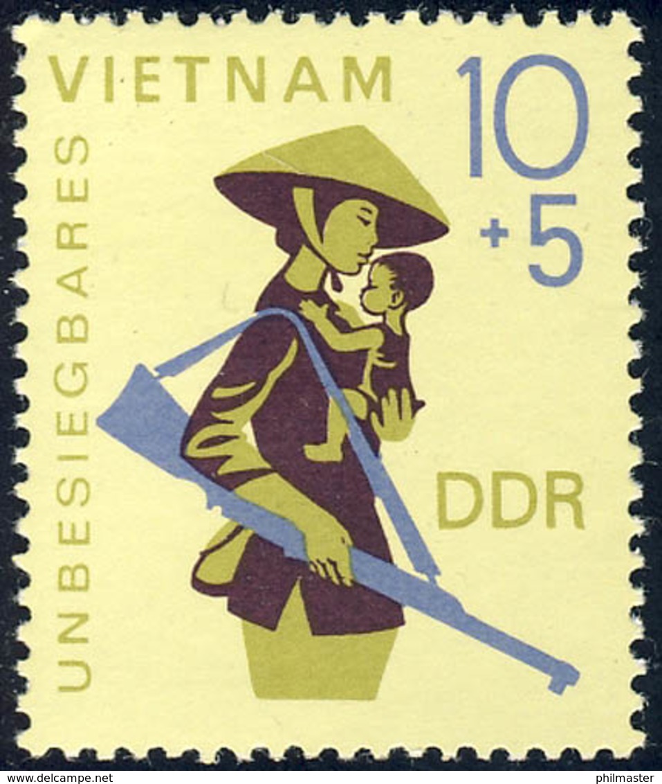 1371 Unbesiegbares Vietnam 10+5 Pf ** - Sonstige & Ohne Zuordnung