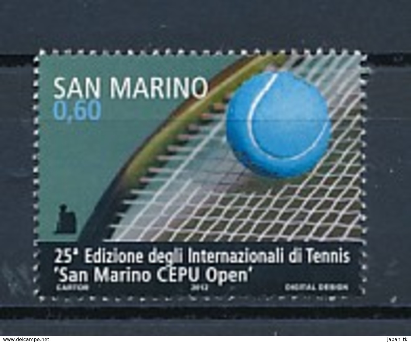 SAN MARINO Mi. Nr. 2523 25. Internationales Tennisturnier -San Marino CEPU Open - MNH - Neufs