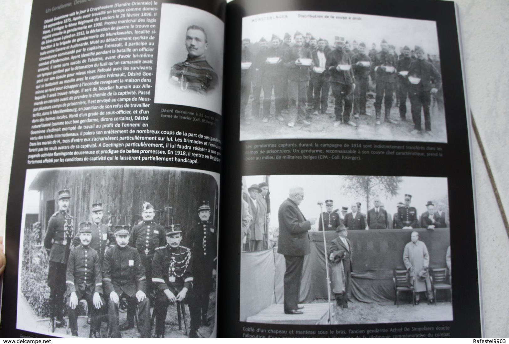 Livre Belgique en guerre Gendarmerie Rijkswacht Combat EDEMOLEN 1914 Belgian RAF Légion Wallonie XX Kapellen 1944-5