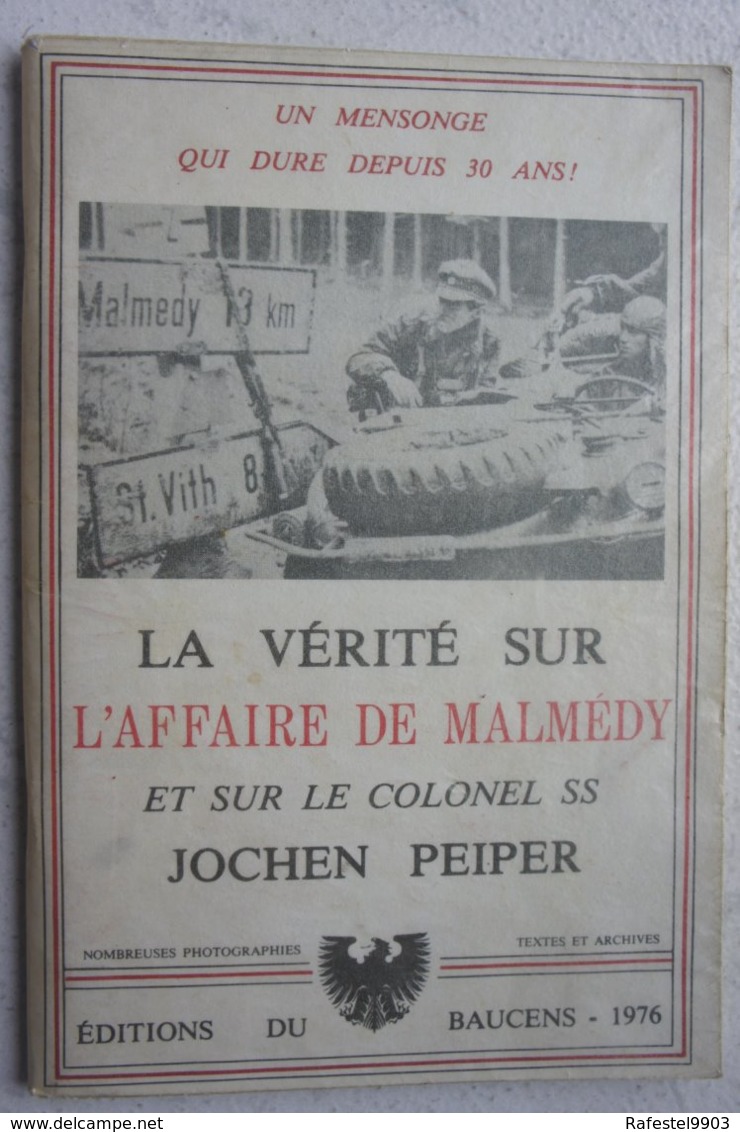 Livre Bataille Des Ardennes Malmedy Trial Baugnez Peiper US ARMY 6 Panzer Armee Luxembourg Battle Of The Bulge - Autres & Non Classés