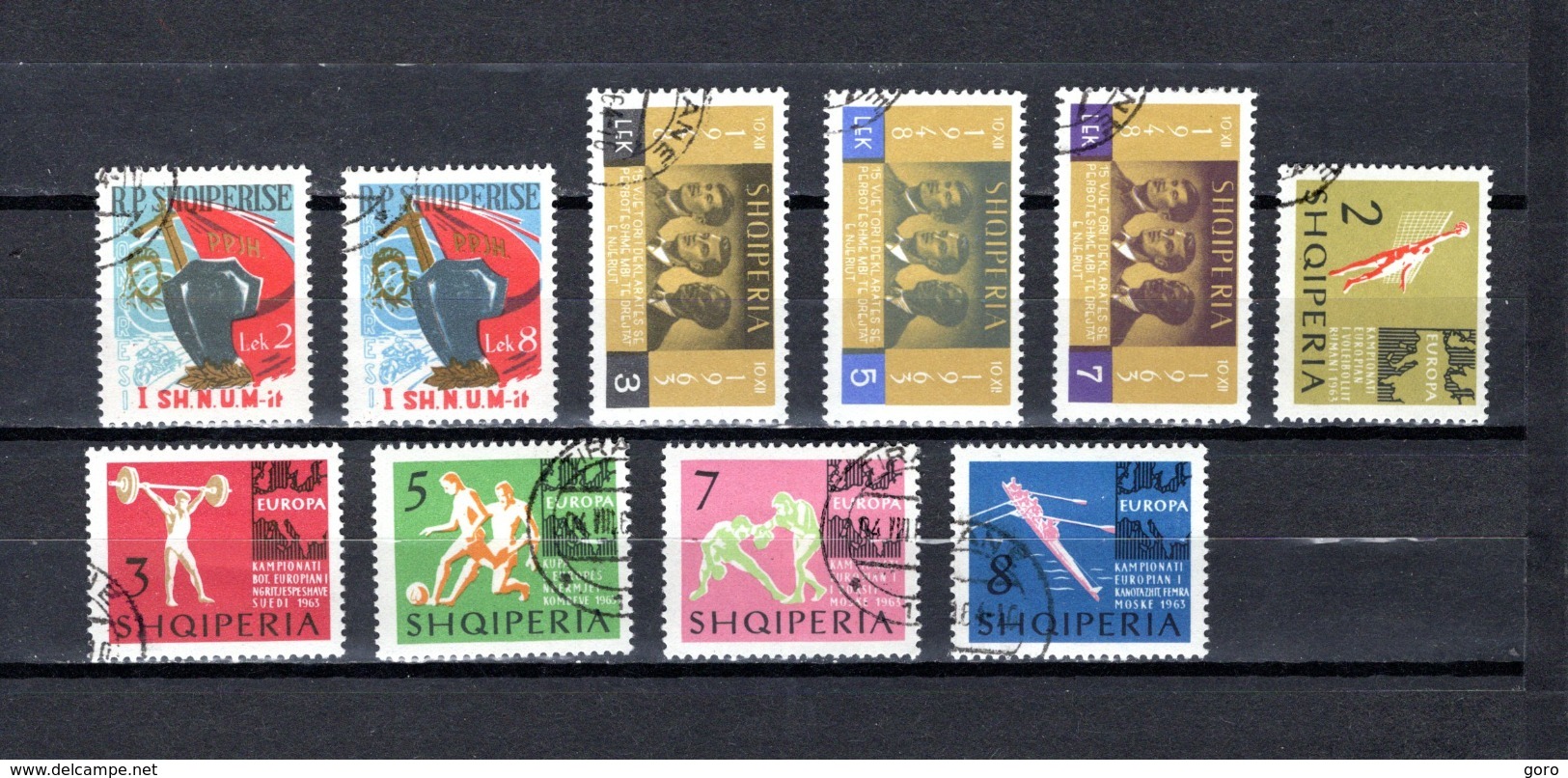 Albania   1963 .-  Y&T Nº    641/645-652/654-659/660 - Albanie