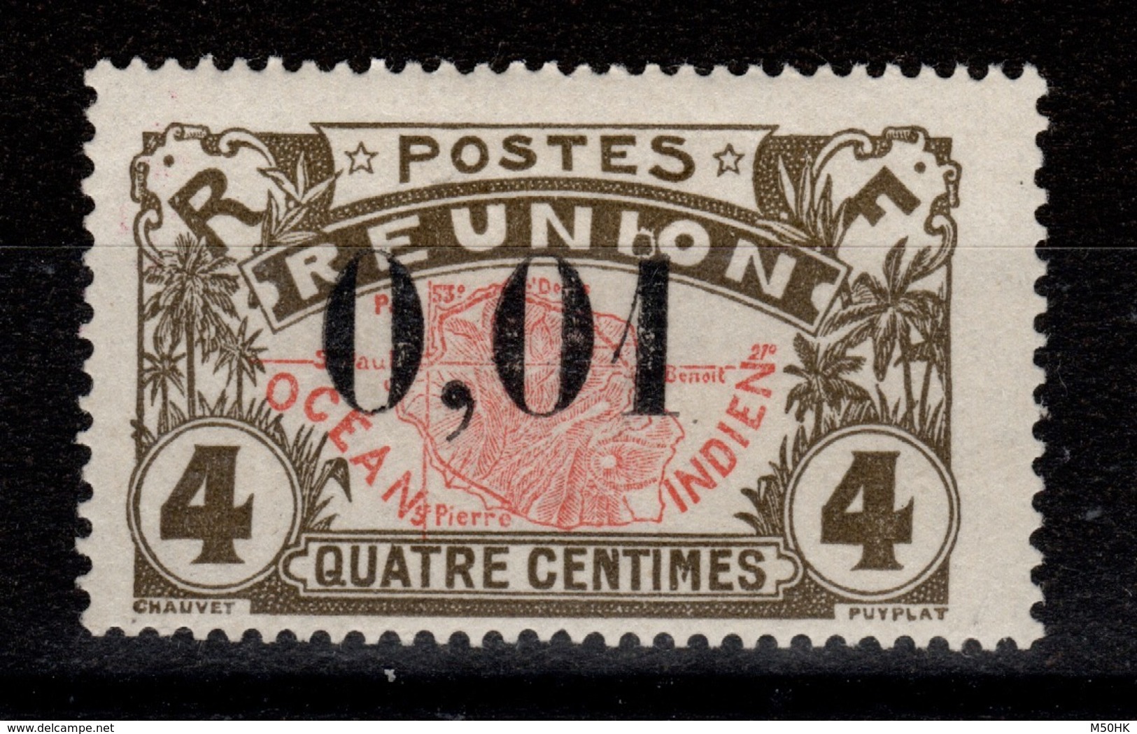 Reunion - YV 83 N* (signé) Cote 3 Euros - Unused Stamps