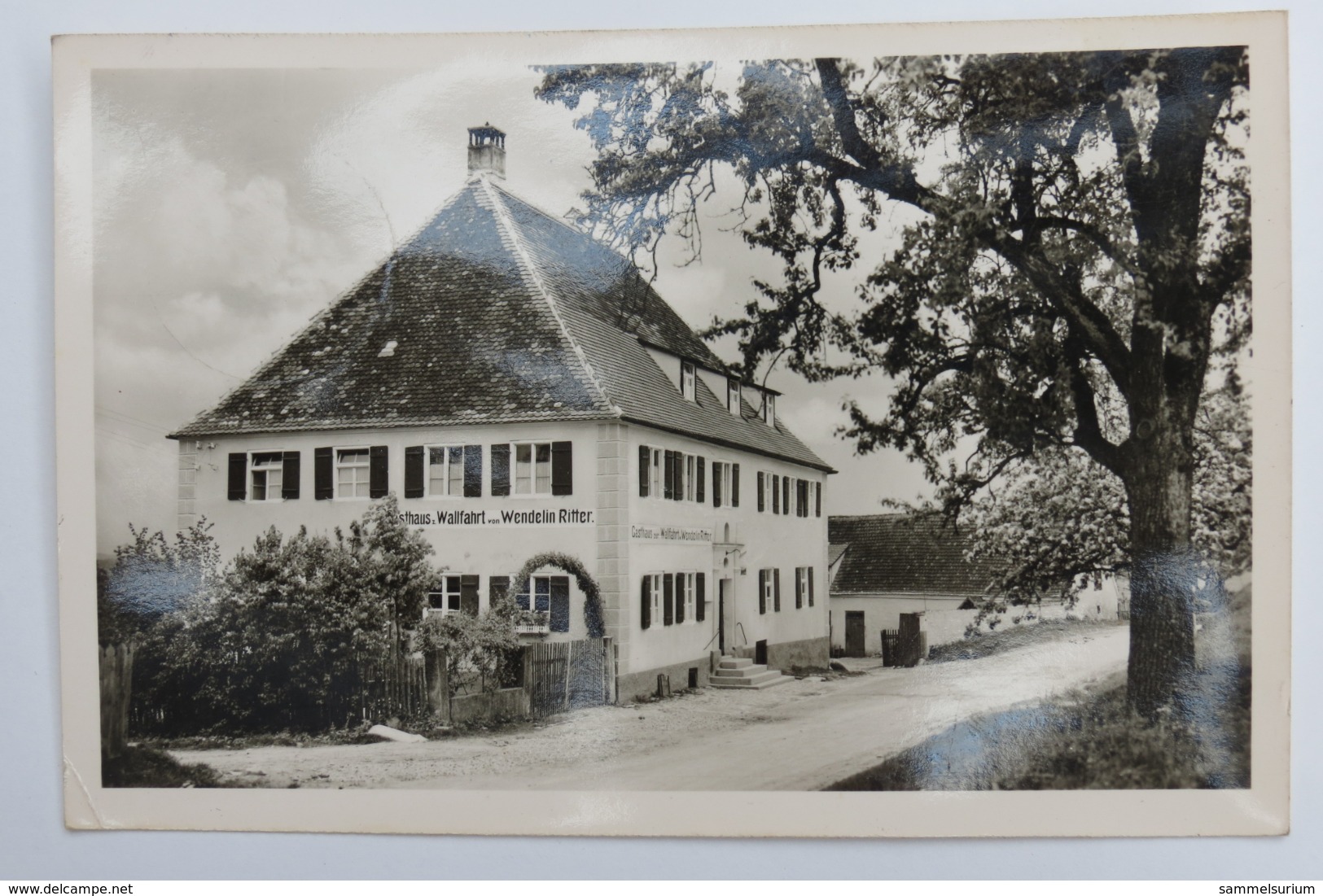 (11/4/7) Postkarte/AK "Wemding" Gasthaus Zur Wallfahrt Von W. Ritter - Wemding