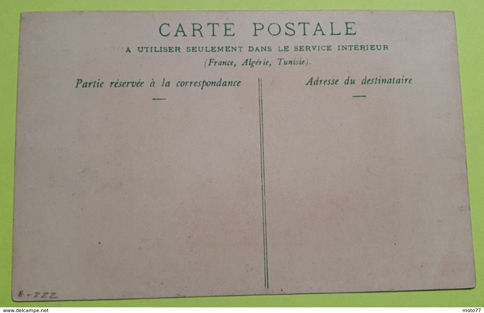 CPA Carte Postale Chromo  - 1902 - De La Série " VERTE " RARE- Usine Lefèvre Utile - Biscuits LU / Lot 39.3 - Lu