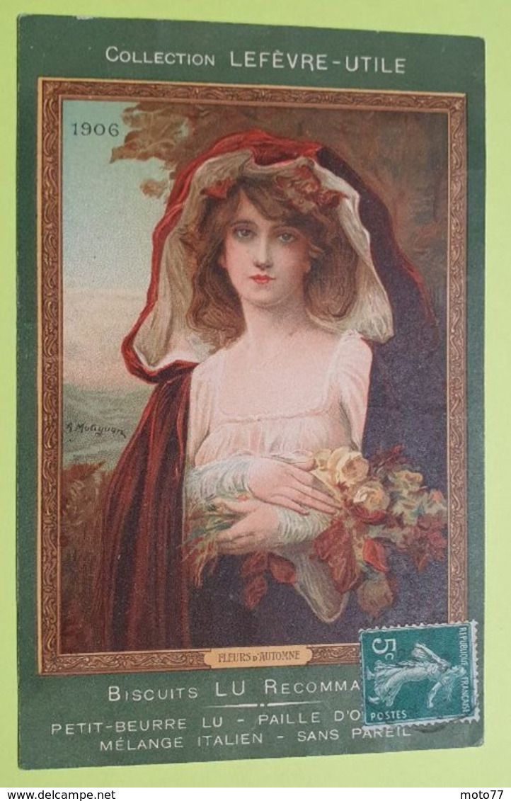 CPA Carte Postale Chromo  - 1906 - De La Série " VERTE " RARE- Usine Lefèvre Utile - Biscuits LU / Lot 39.6 - Lu