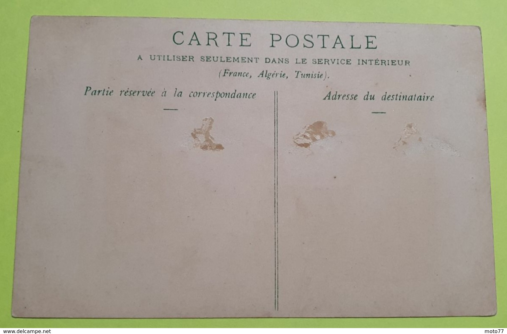 CPA Carte Postale Chromo  - Année Pas Visible - De La Série " VERTE " RARE- Usine Lefèvre Utile - Biscuits LU / Lot 39.9 - Lu