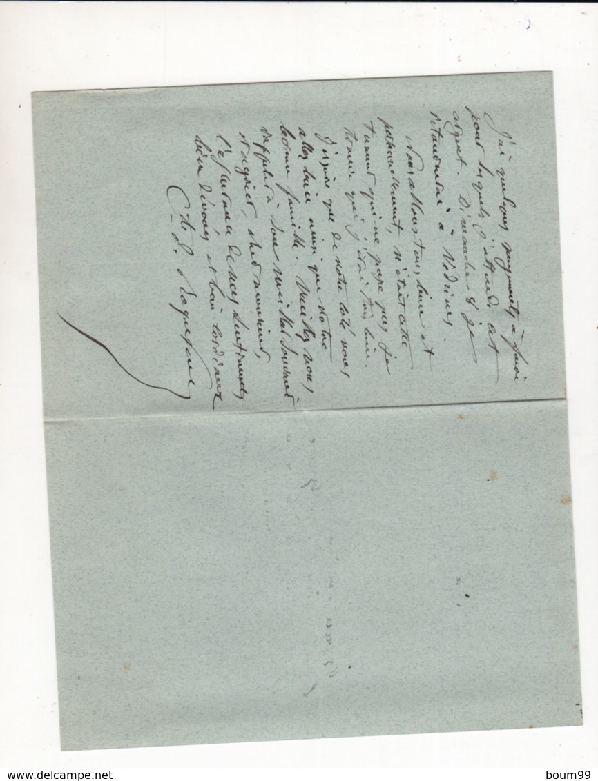 Lettre 1883 - Manuscritos