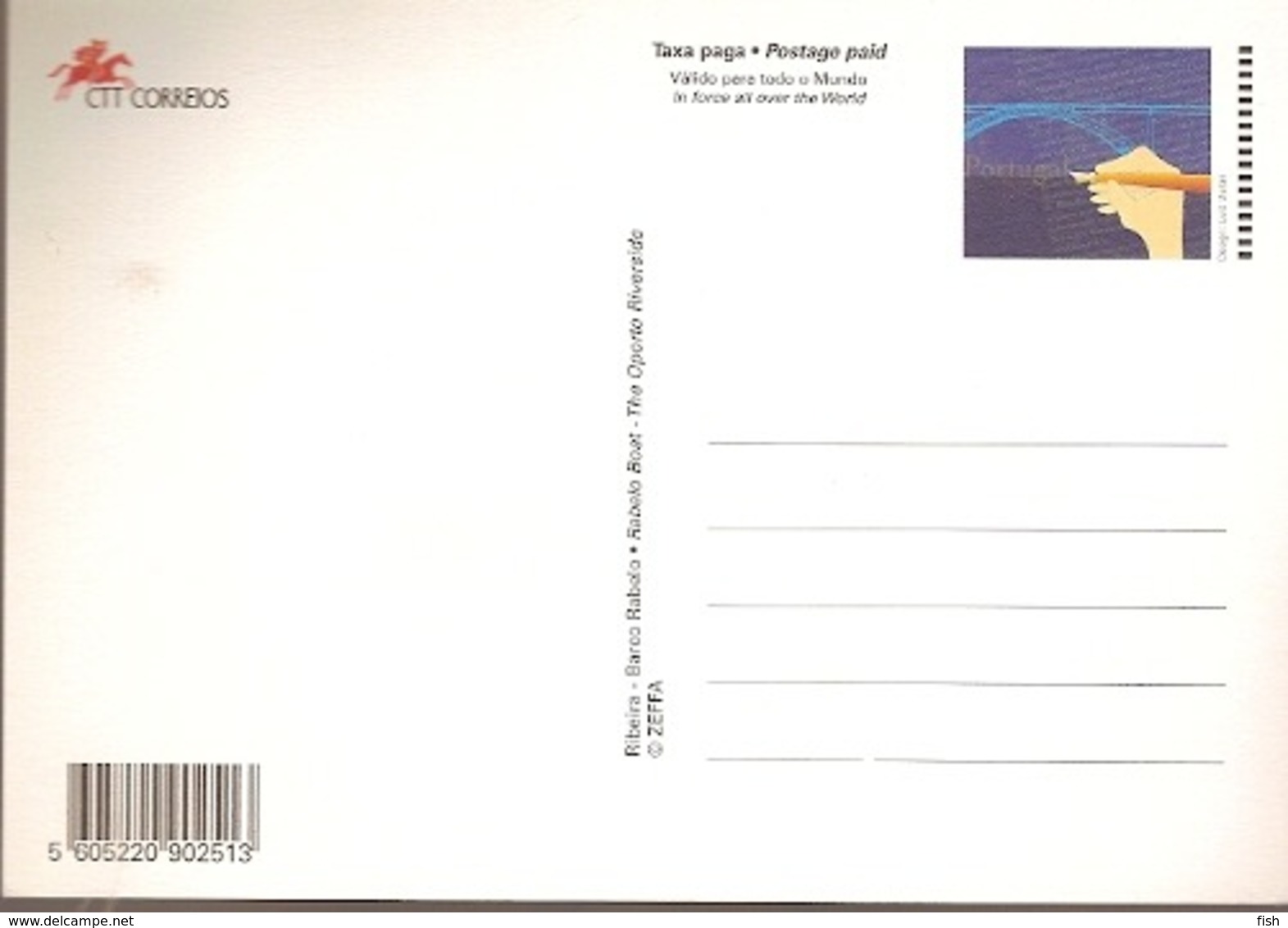 Portugal  ** & Postal Stationery, Bridges, Porto, Ribeira, Boat Rabelo 1998 (7666) - Interi Postali