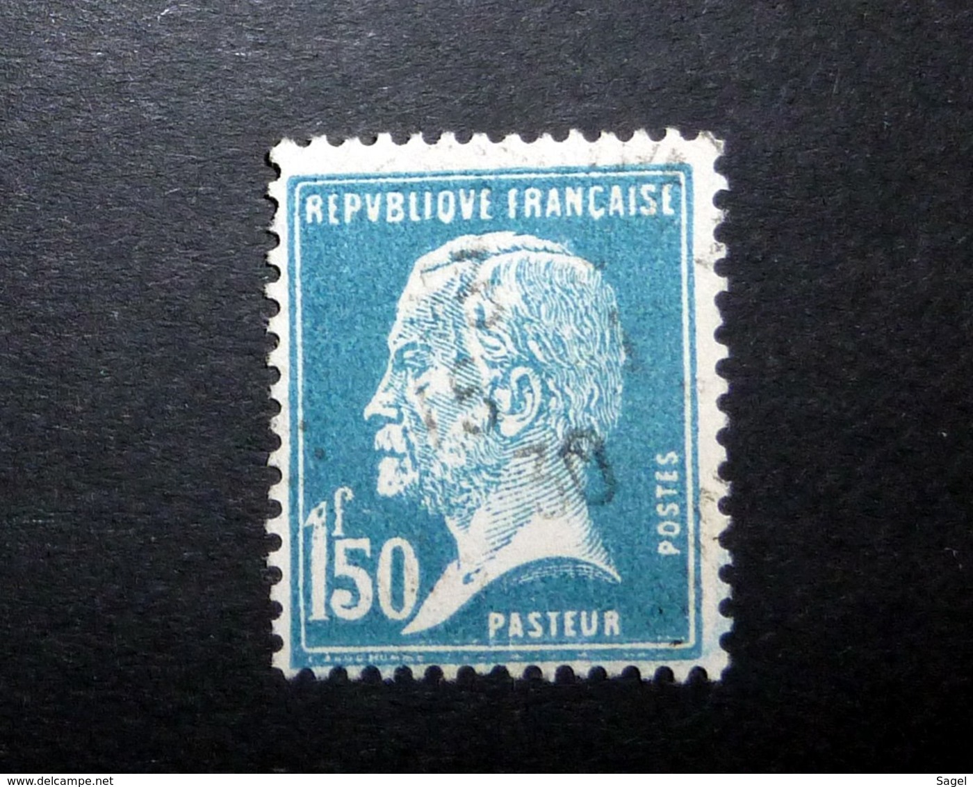 FRANCE 1926 N°181 OBL. (PASTEUR. 1F50 BLEU) - 1922-26 Pasteur