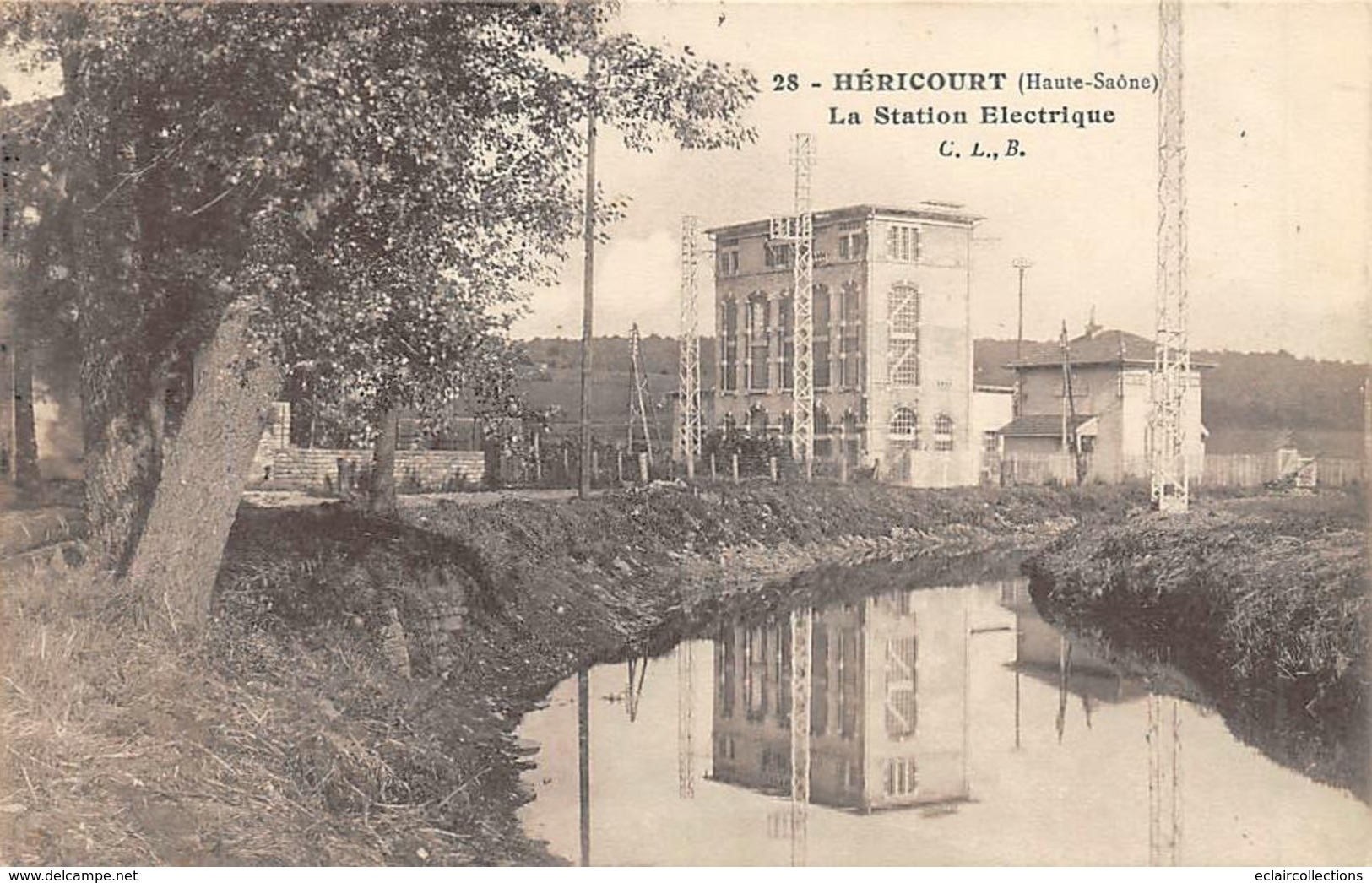 Héricourt        70       La Station électrique          (voir Scan) - Andere & Zonder Classificatie