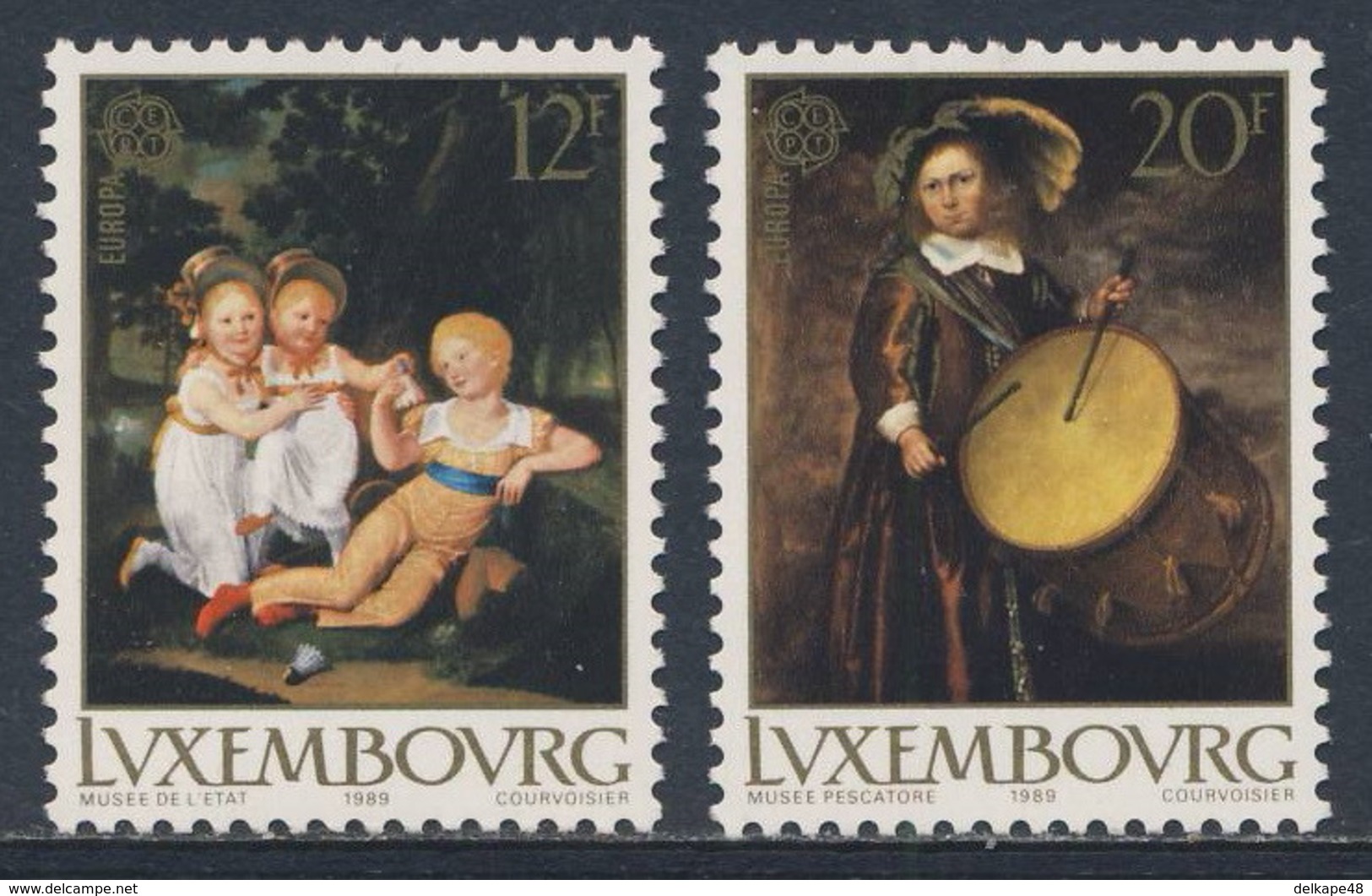 Luxemburg Luxembourg 1989 Mi 1219 /0 YT 1169 /0 SG 1250 /1 ** Kinderspiele / Children's Games And Toys / Jeux D'enfants - 1989