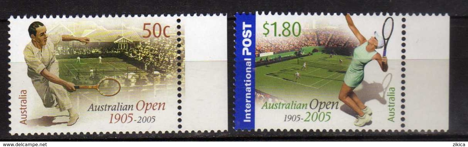 Australia 2005 The 100th Anniversary Of The Australian Open Tennis. MNH.Mint - Ongebruikt