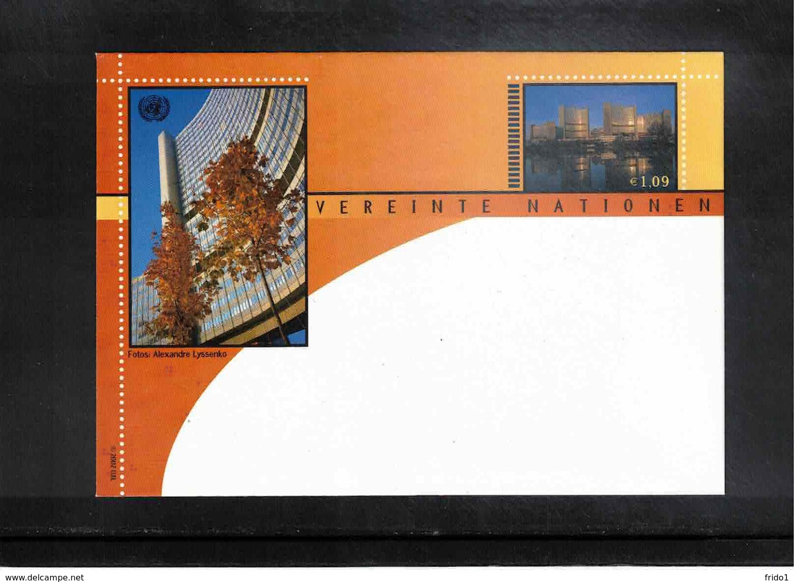 UNO Wien 2002 Interesting Postal Stationery Letter - Briefe U. Dokumente