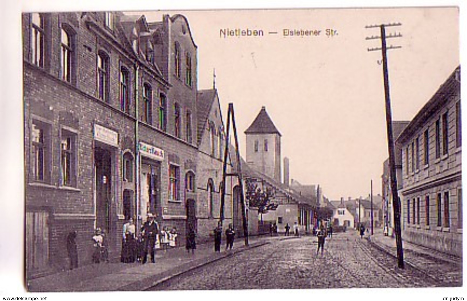 Nietleben  Halle  Saale 1917   Eislebener Str. - Halle (Saale)