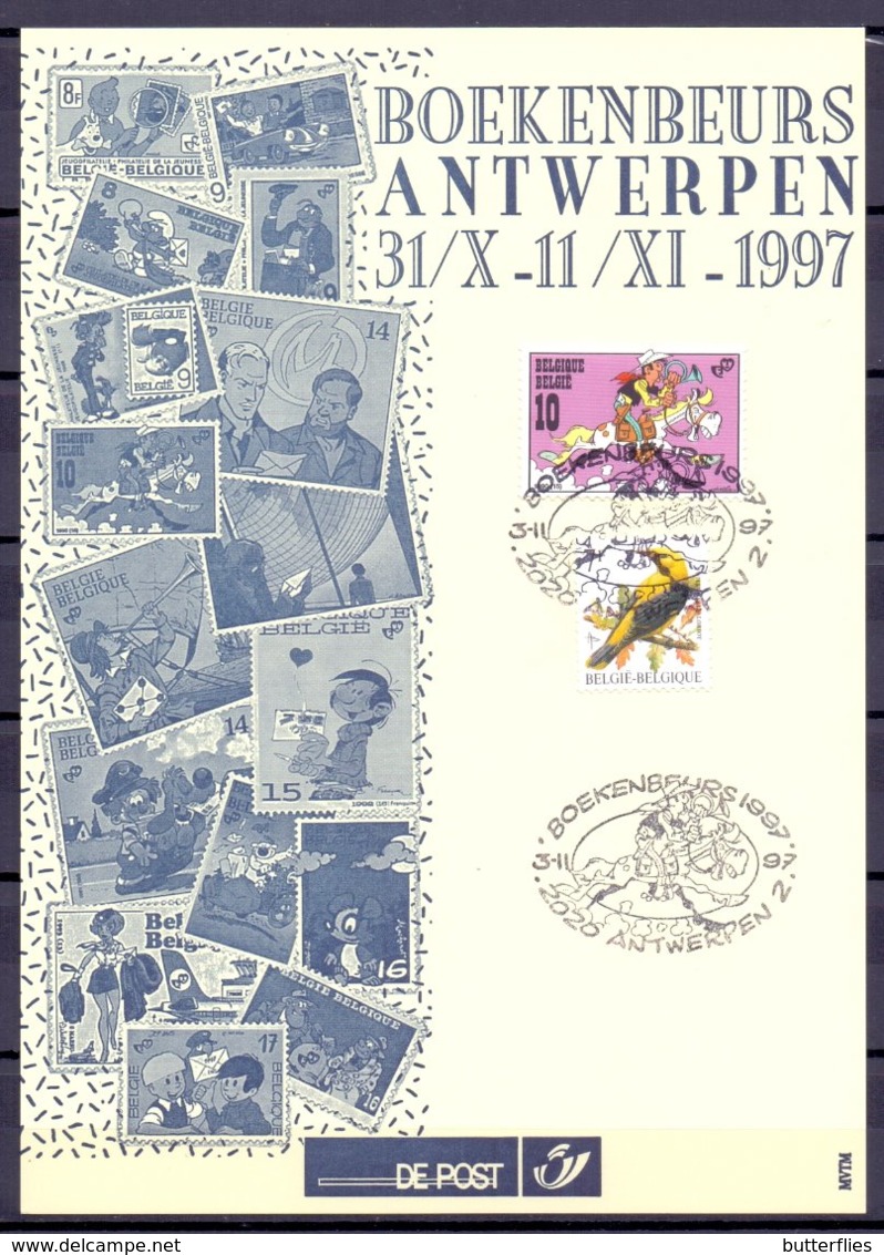 Begië - 1997 - OBP - Boekenbeurs Antwerpen - Stripfiguren - 12 stuks - zie scans