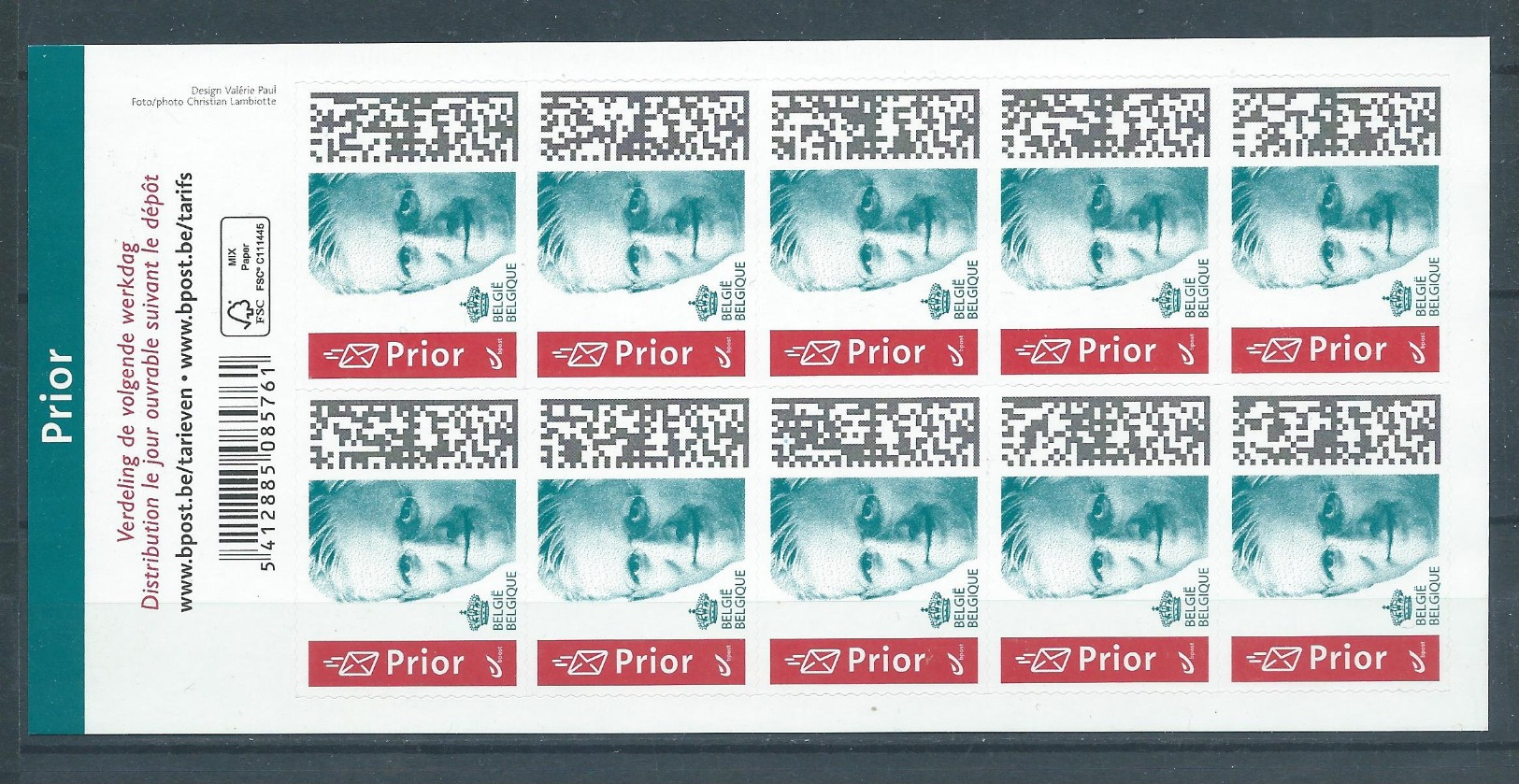 CARNET 167 BOEKJES 10 X N° 1 PRIOR 2019 NEUF MNH** TB COLLECTION - Ohne Zuordnung