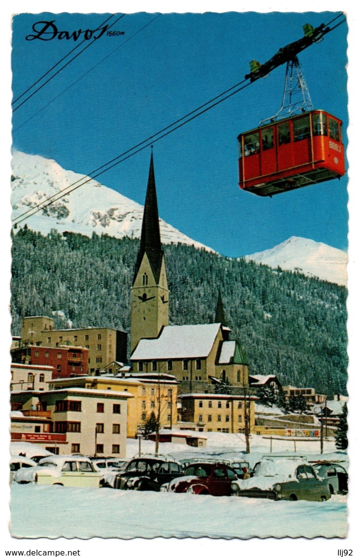 CPSM PF Suisse - DAVOS - 946. Bräma-Buel-Bahn - Davos