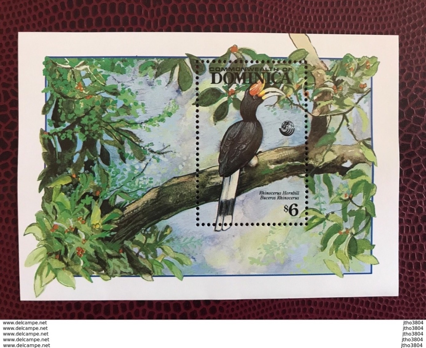 DOMINIQUE 1992 1 BF 227 Neuf ** MNH Toucan Fauna In Danger Of Extinction Birds Of Dominica - Papegaaien, Parkieten