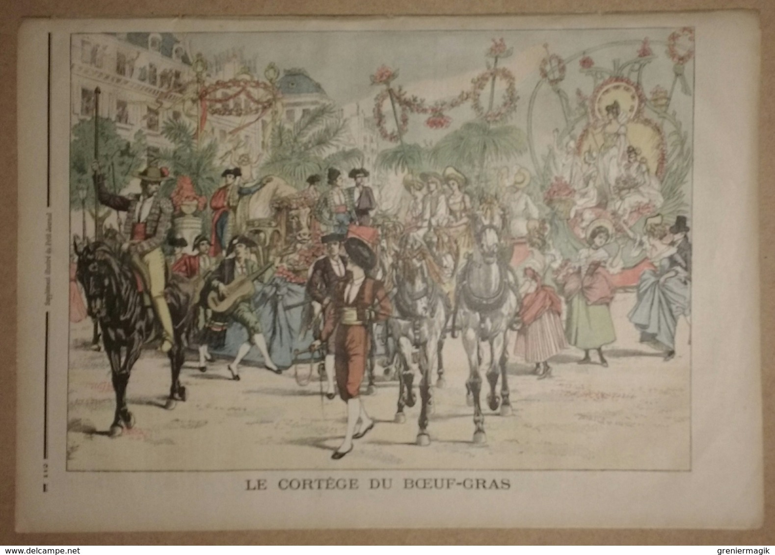 Le Petit Journal N°646 5/04/1903 Siam : Protégés Français Massacrés Par Des Soldats Siamois - Le Cortège Du Boeuf-Gras - Le Petit Journal