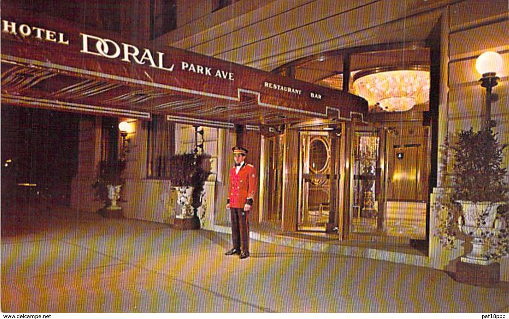 USA - Etats Unis ( NY ) NEW YORK Manhattan - DORAL PARK AVENUE Hotel Restaurant - 38 Th Street - CPSM Format CPA - Manhattan